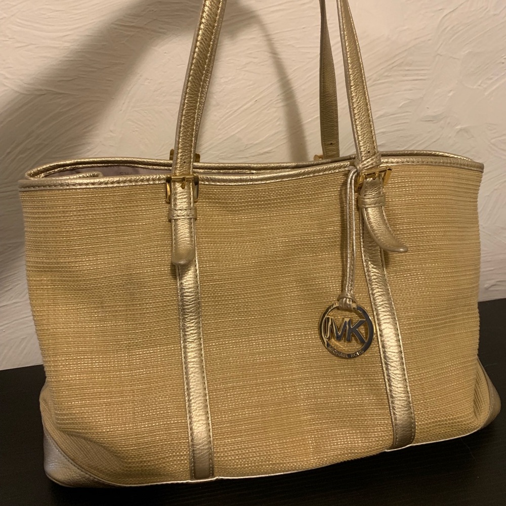 Authentic Michael Kors beach bag